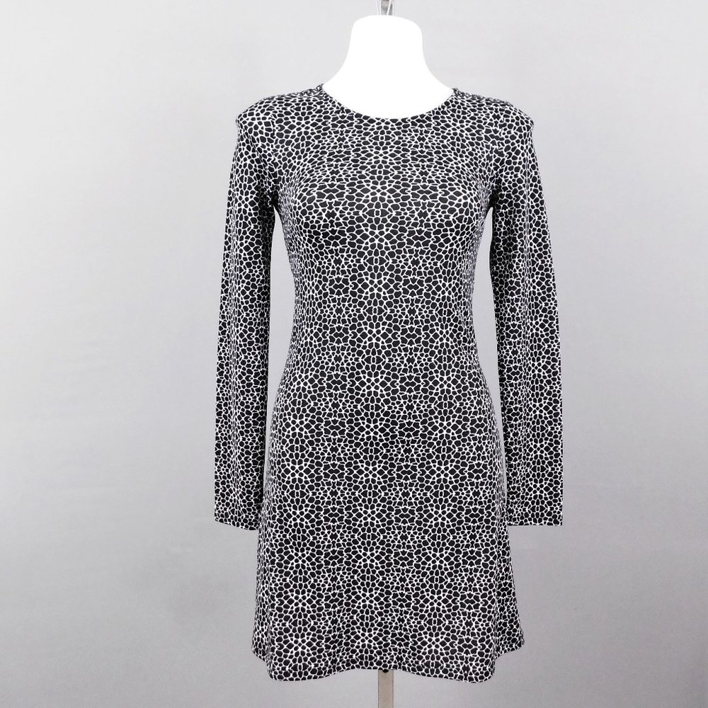 Xhilaration Women Dress Black White‎ XS